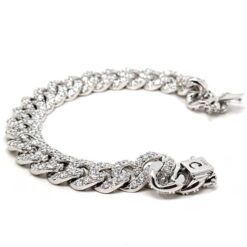 Bracciale groumette in oro e diamanti