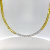 Collier in oro giallo e bianco 18kt