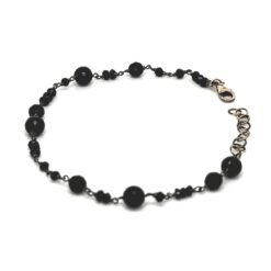 Alternative view of Bracciale in Oro e Spinello Nero