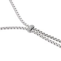 Collana Fope Donna Eka in Oro bianco_dettaglio