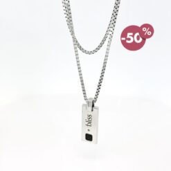 Girocollo Uomo Bliss in Argento 925 con Diamante Naturale_1