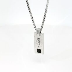 Girocollo Uomo Bliss in Argento 925 con Diamante Naturale_2