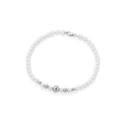 Bracciale con perle in oro - Lune Young