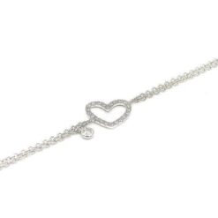 bracciale in oro con cuore