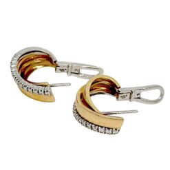 Alternative view of Orecchini in oro con diamanti