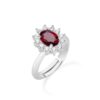 Anello Adattabile Royal Lady Zircone Rubino